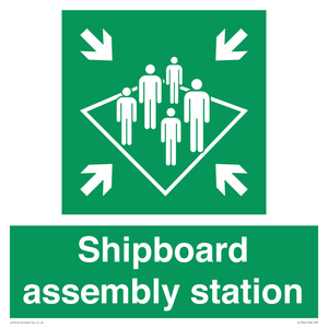 Shipboard assembly station